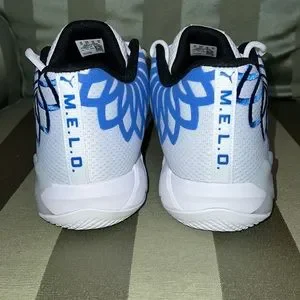 Puma LaMelo Ball Subject 01 Lo - White/Bluemazing NIB PUMA MB1 Lo M.E.L.O. White Royal Blue LaMelo Shoes Mens Size  main image 3